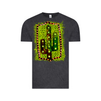 Vintage Black Cactus Leopard Frame Vintage Tee - Bettercallsaul
