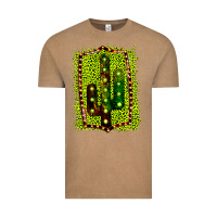 Vintage Coffee Cactus Leopard Frame Vintage Tee - Bettercallsaul