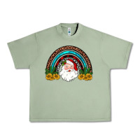 Oil Green santa rainbow Urban Heavy Tee - JahusDesignShop
