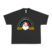 Pigment Black santa rainbow Urban Heavy Tee - JahusDesignShop