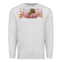 Dove Grey I Dig You Valentine 16oz Premium Sweatshirt - CowhideDigitalArt