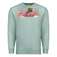 Seafoam I Dig You Valentine 16oz Premium Sweatshirt - CowhideDigitalArt