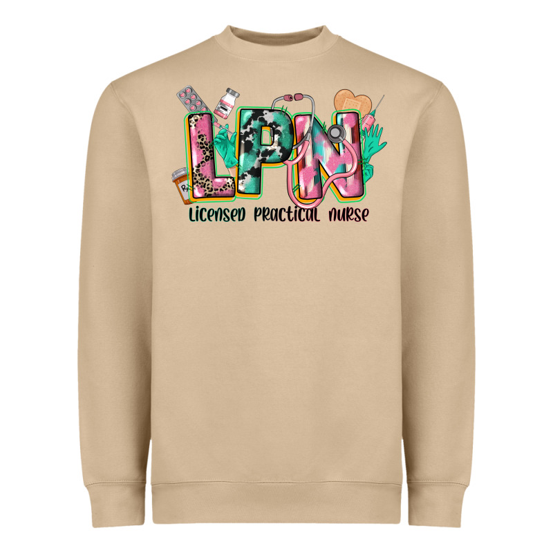 Licensed Practical Nurse Heavyweight Sweatshirt by CowGirlArtShop | Teevron