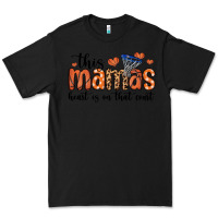 Black this mamas heart is on that court Premium Tee - MaliasSmallBusiness