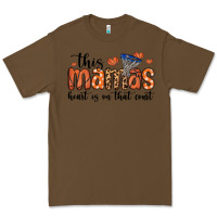 Cacao this mamas heart is on that court Premium Tee - MaliasSmallBusiness