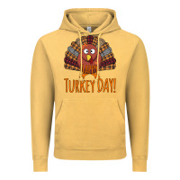 Vintage Mustard Happy Turkey Day - Thanksgiving Party Vintage Hoodie - Bettercallsaul
