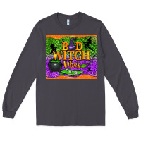 Smoke Bad witch vibes Long Sleeve Tee - NancyCooperArtShop