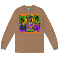 Toasted Coconut Bad witch vibes Long Sleeve Tee - NancyCooperArtShop