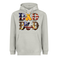 Moon Dust American Flag Dad Bod Heavyweight Hoodie - LillyAllenDesigns