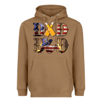Toasted Coconut American Flag Dad Bod Heavyweight Hoodie - LillyAllenDesigns