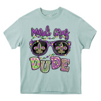 Arona mardi gras dude Heavy Core Tee - MaliasSmallBusiness