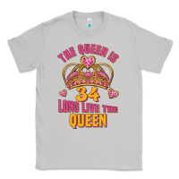 Moon Dust the queen is 34 long live the queen Classic Tee - Jasminsmagicworld
