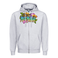 Heather Grey Blessed memaw Mother's Day Zipper Hoodie - FaDigitalArtStudio