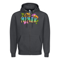 Smoke Blessed memaw Mother's Day Zipper Hoodie - FaDigitalArtStudio