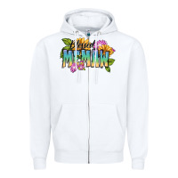 White Blessed memaw Mother's Day Zipper Hoodie - FaDigitalArtStudio