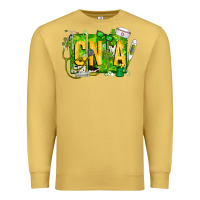 Antique Gold St. Patricks Day Cna Premium Sweatshirt - CowhideDigitalArt