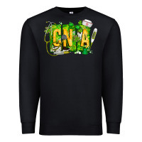 Black St. Patricks Day Cna Premium Sweatshirt - CowhideDigitalArt