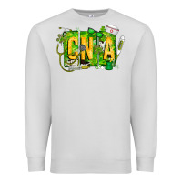Dove Grey St. Patricks Day Cna Premium Sweatshirt - CowhideDigitalArt