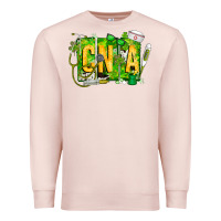 Pale Pink St. Patricks Day Cna Premium Sweatshirt - CowhideDigitalArt
