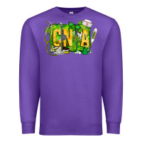 Purple St. Patricks Day Cna Premium Sweatshirt - CowhideDigitalArt