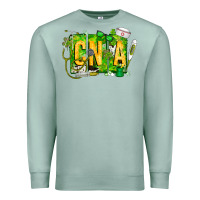 Seafoam St. Patricks Day Cna Premium Sweatshirt - CowhideDigitalArt