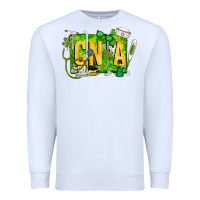 White St. Patricks Day Cna Premium Sweatshirt - CowhideDigitalArt