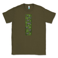 Army Green zebra Classic Tee - LillyAllenDesigns