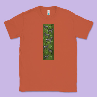 Zebra Classic Tee Designed By Lillyallendesigns