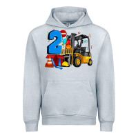 Heather Grey forklift birthday two Urban Hoodie - Artiststas