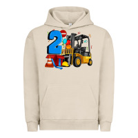 Pigment French Oak forklift birthday two Urban Hoodie - Artiststas
