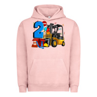 Pigment Salmon forklift birthday two Urban Hoodie - Artiststas