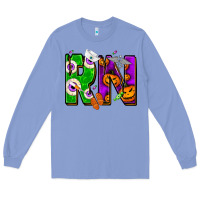 Colony Blue Halloween RN Registered Nurse Long Sleeve Tee - NancyCooperArtShop