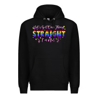 Black Let's get one thing straight i'm not Premium Hoodie - FaDigitalArtStudio