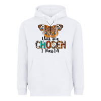 White You Are Chosen Religious Heavyweight Hoodie - LillyAllenDesigns