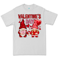 Dove Grey valentines day with gnomies Premium Tee - NancyCooperArtShop
