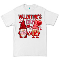 White valentines day with gnomies Premium Tee - NancyCooperArtShop