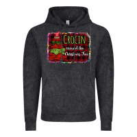 Vintage Black Crocin around the christmas tree Vintage Hoodie - Bettercallsaul