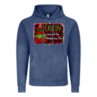 Vintage Denim Crocin around the christmas tree Vintage Hoodie - Bettercallsaul