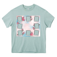 Arona add your text photo collage life Heavy Core Tee - MaliasSmallBusiness