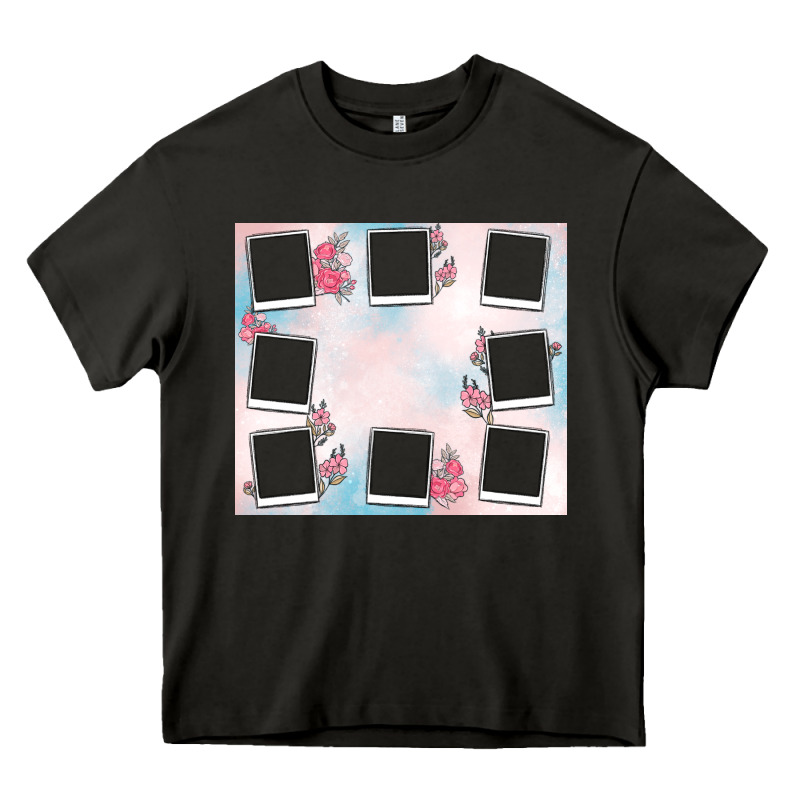 Add Your Text Photo Collage Life Heavy Core Tee by MaliasSmallBusiness | Teevron