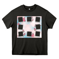 Asphalt add your text photo collage life Heavy Core Tee - MaliasSmallBusiness