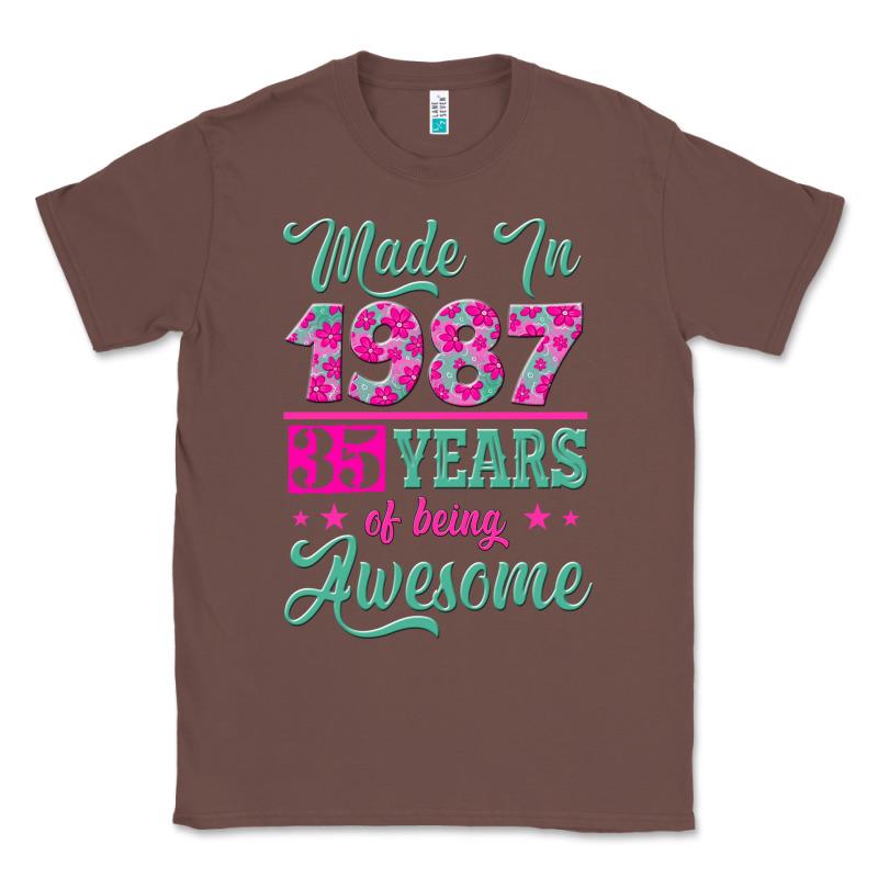 Made In 1987, 35 Years Of Being Awesome Classic Tee by Jasminsmagicworld | Teevron
