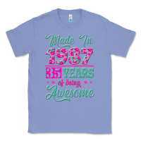 Colony Blue made in 1987, 35 years of being awesome Classic Tee - Jasminsmagicworld