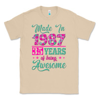 Mushroom made in 1987, 35 years of being awesome Classic Tee - Jasminsmagicworld