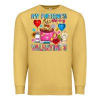 Antique Gold My Patients is Valentines Premium Sweatshirt - CowhideDigitalArt
