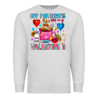 Dove Grey My Patients is Valentines Premium Sweatshirt - CowhideDigitalArt