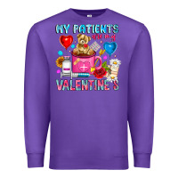 Purple My Patients is Valentines Premium Sweatshirt - CowhideDigitalArt