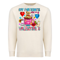 Sandshell My Patients is Valentines Premium Sweatshirt - CowhideDigitalArt