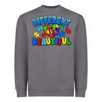 Storm Different is beautiful Autism Heavyweight Sweatshirt - CowGirlArtShop
