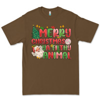 Cacao merry christmas ya filthy animal Premium Tee - MaliasSmallBusiness